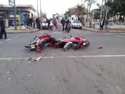 Motos protagonistas de accidentes