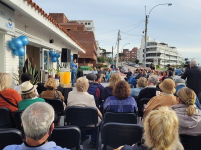 Festejo de la Liga de Punta del Este con show en parada 1