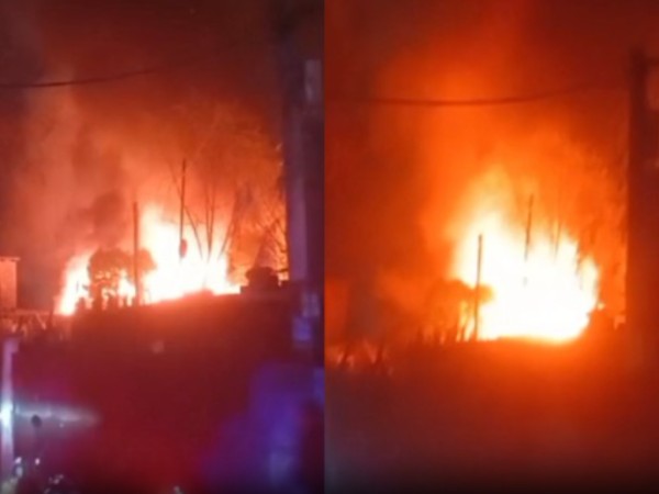 Incendio con un fall...