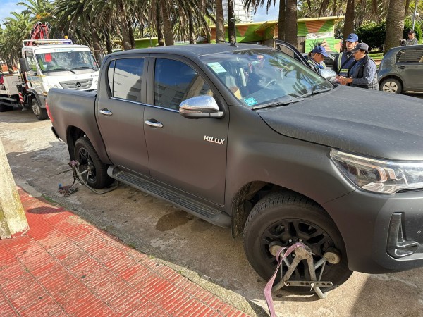 Pagó más de $ 800.000 en multas el propietario de la camioneta argentina incautada ayer