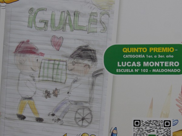 Alumno de la Escuela N° 102 fue uno de los ganadores del concurso nacional de dibujo “Iguales”