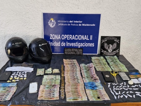 Operación Vazko dejó como resultado cinco personas detenidas e incautación de droga y dinero