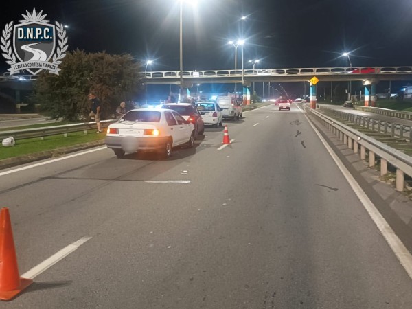 Choque en cadena en...