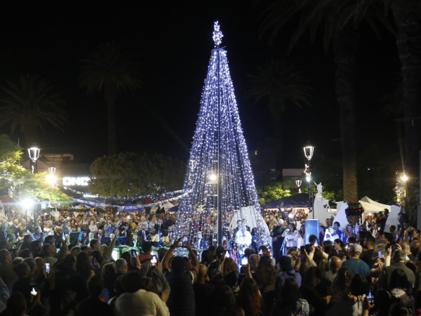 Comienzan las actividades navideñas en la plaza San Fernando