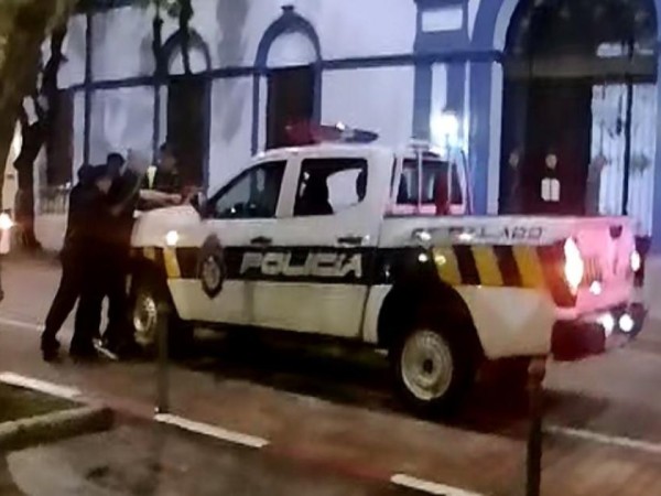 Policía, drogas, herido, la capuera,