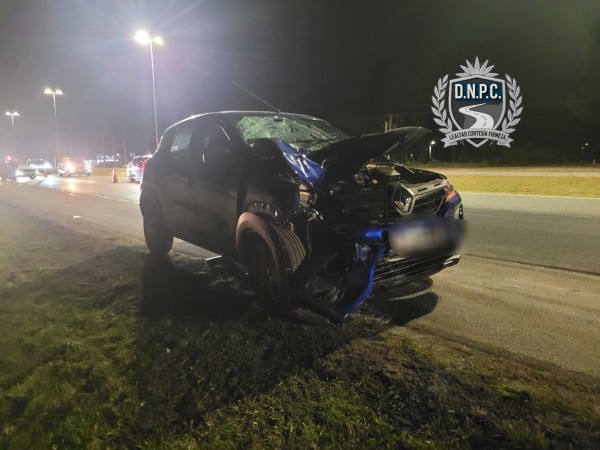 Peatón falleció tras ser embestido en ruta Interbalnearia cerca de Cuchilla Alta