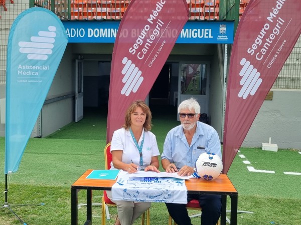 Asistencial Médica y Liga Mayor de Maldonado firmaron convenio que abarcará cobertura médica, capacitación en salud para el deporte y entrega de botiquines
