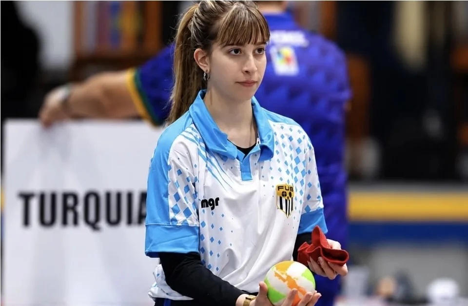 Con 19 años, Valentina Pérez conquistó el título mundial de bochas en Brasil