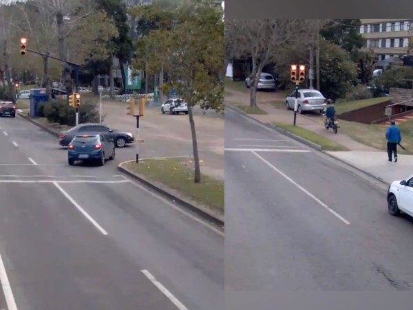 Descontrol en el trá...