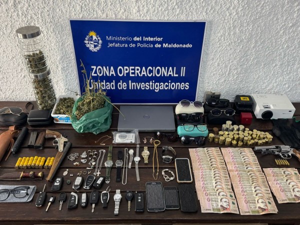 Detuvieron a integrantes de organización delictiva que se dedica a robar viviendas, comercios y vehículos