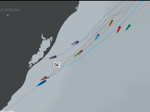 El velero de Yacht Club Punta del Este está en las primeras posiciones en la competencia internacional Clipper Race