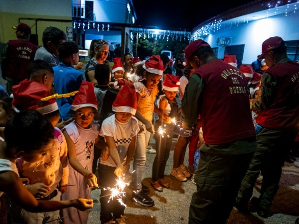 Luces y fiesta en oc...