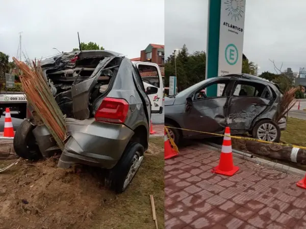 Aparatoso siniestro de tránsito dejó un hombre herido