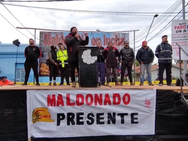 Sunca se movilizó frente al Ministerio de Trabajo por despidos en Torre Trump y A&C Constructora