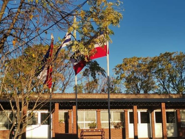 Escuela, maestra, niños