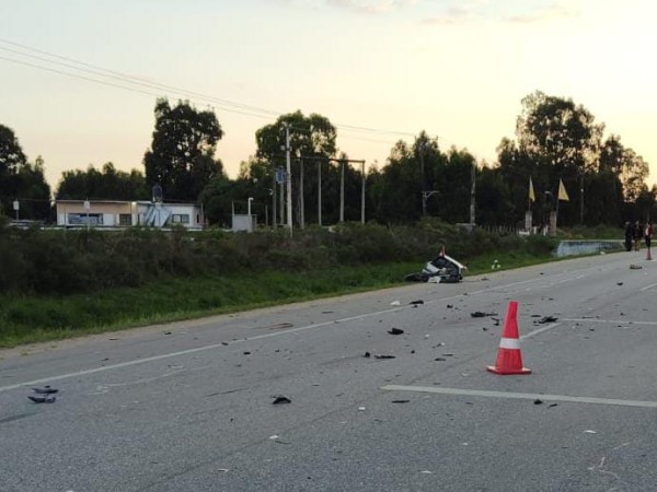 Una motociclista intentó cruzar ruta 9 y fue embestida por una camioneta; falleció en el lugar