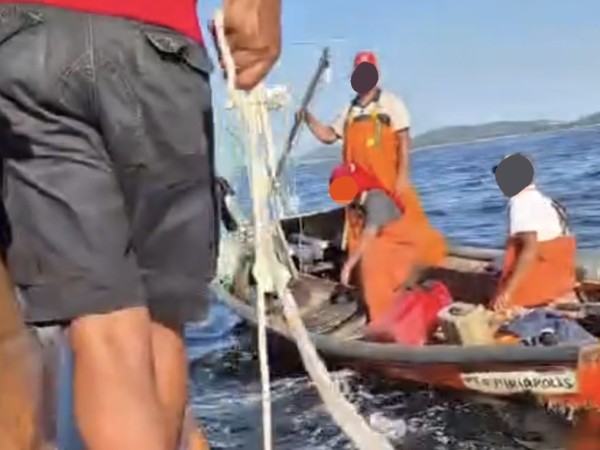 Tripulantes de una e...