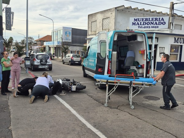 Choque entre dos mot...