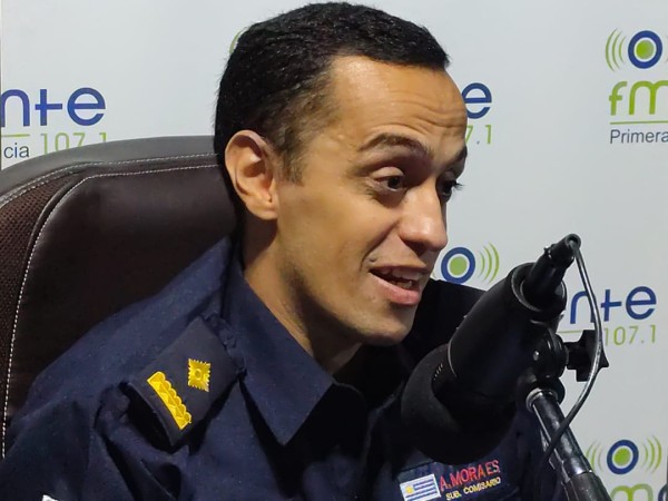 "Es un orgullo y privilegio estar en el destacamento de Maldonado", nuevo jefe de Bomberos del departamento
