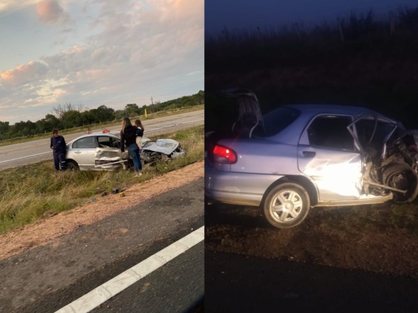 Choque frontal en ruta 9 deja varias personas politraumatizadas