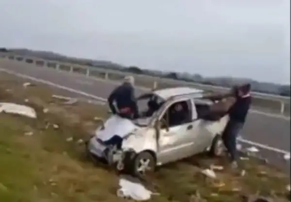 Cuatro heridos tras...