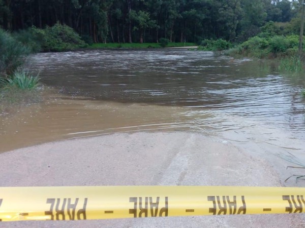 Actualización: Caminos cortados en diferentes puntos de Maldonado pero sin evacuados