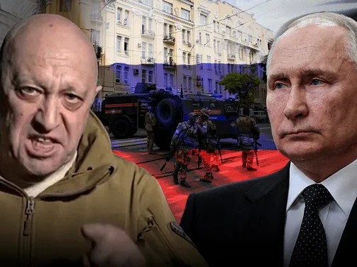 Putin,  Prigozhin, Rusia, rebelión