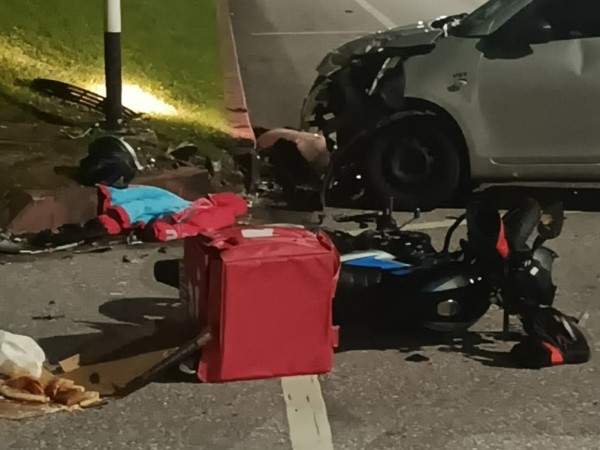 Motociclista sufrió...