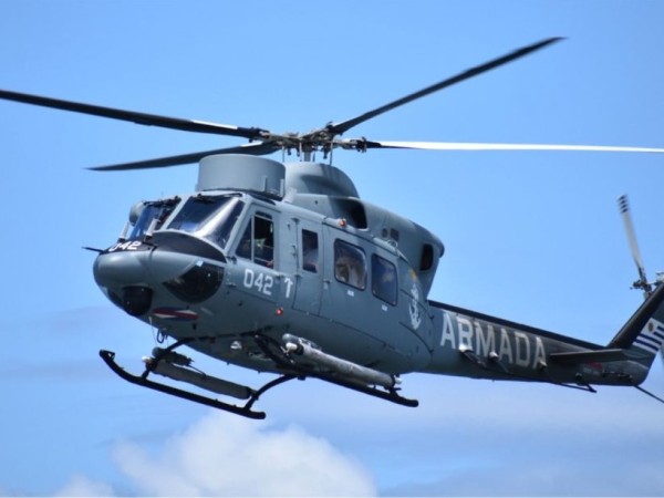 Trasladan en helicóp...