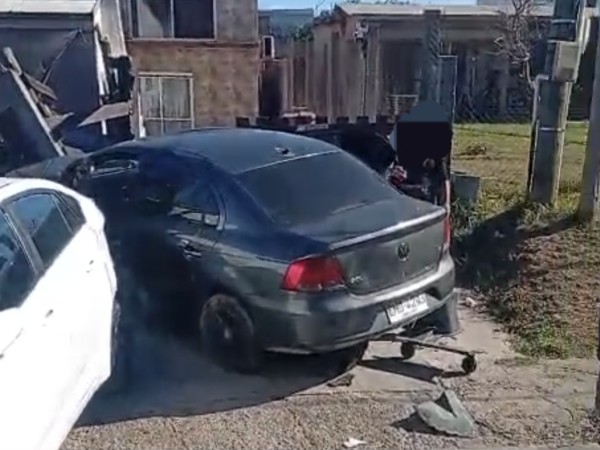 Chocaron con un auto...