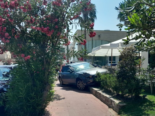 siniestro de tránsito, colisionaron, auto, centro de punta del este,