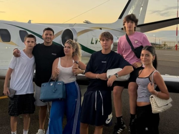 Wanda Nara aterrizó...