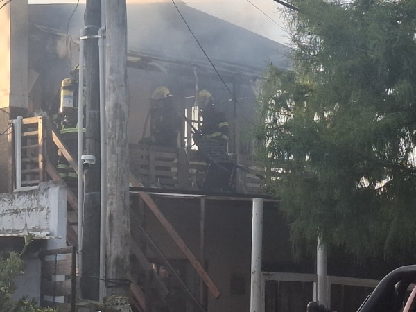 Incendio en vivienda...