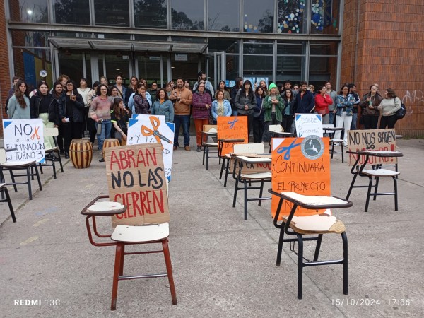 El colectivo docente del Liceo Nº4 se opone a la eliminación del tercer turno