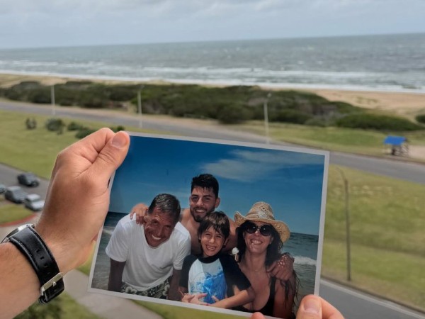 El sentido recuerdo del hijo de Miguel Ángel Russo junto a su padre en Punta del Este, el lugar elegido por la familia cada verano