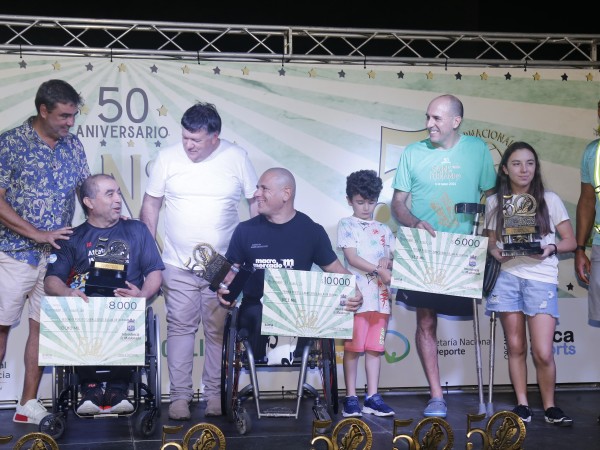 Corrida de San Fernando inclusiva: estos son los ganadores en categoría silla de ruedas y no videntes