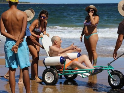 Maldonado contará con servicio de playa accesible en Semana Santa