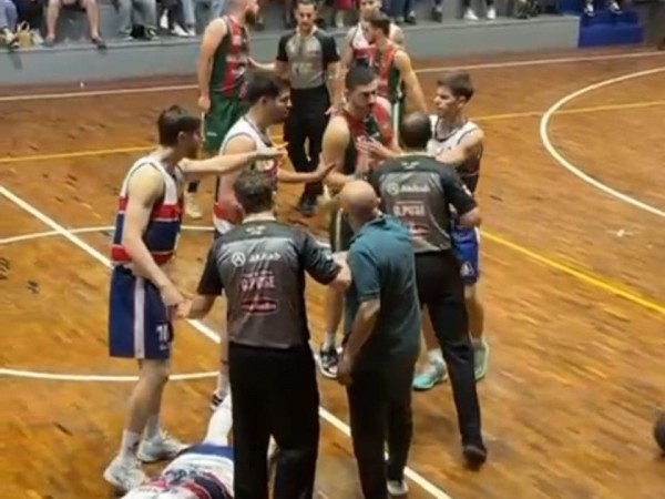Partido de básquetbol entre Albion y Deportivo Maldonado terminó en violentos incidentes