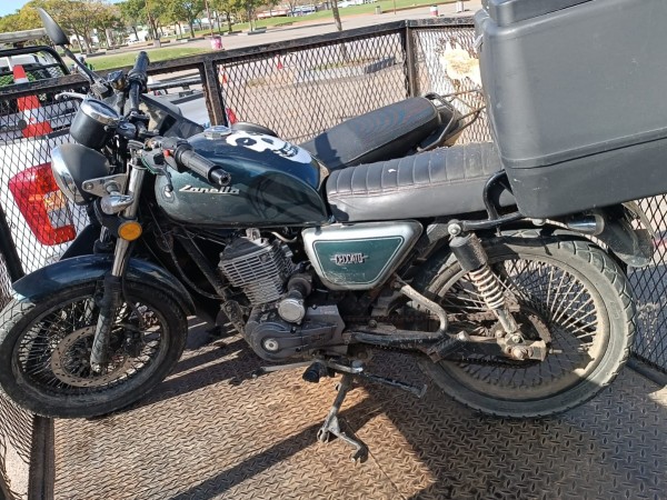 La Intendencia incautó una moto que tenía 141 multas de tránsito