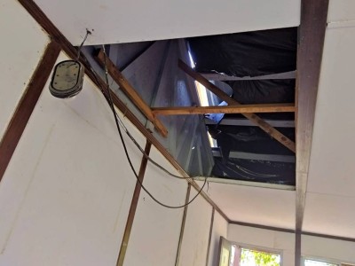 Afutu denunció que la Escuela Agraria de San Carlos tiene riesgo de descarga eléctrica y hundimiento de pisos