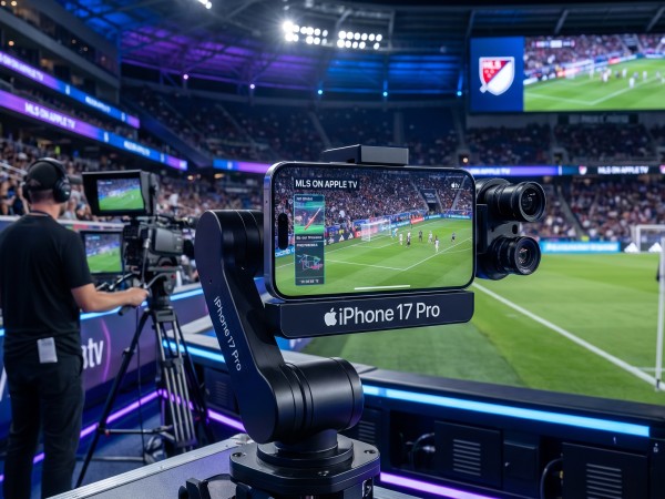 Primera transmisión de un partido de fútbol profesional capturada íntegramente con iPhone en EE.UU.