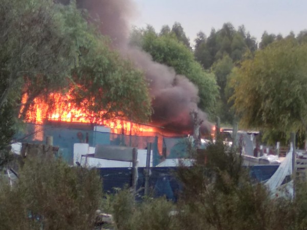Una vivienda se incendió en Maldonado y sufrió pérdidas totales