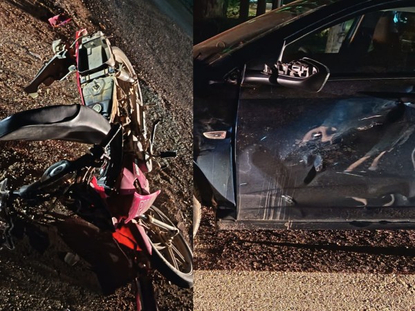 Motociclista resultó...