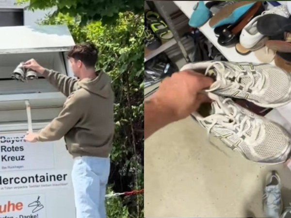 Influencer donó un par de championes con GPS a la Cruz Roja y descubrió que terminaron a la venta en otro país