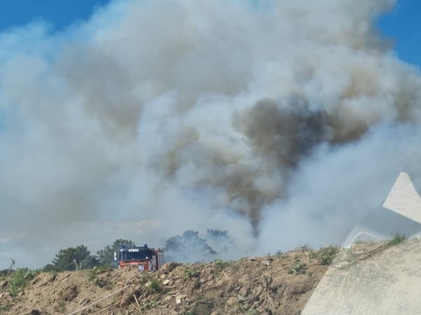 Incendio en el basur...