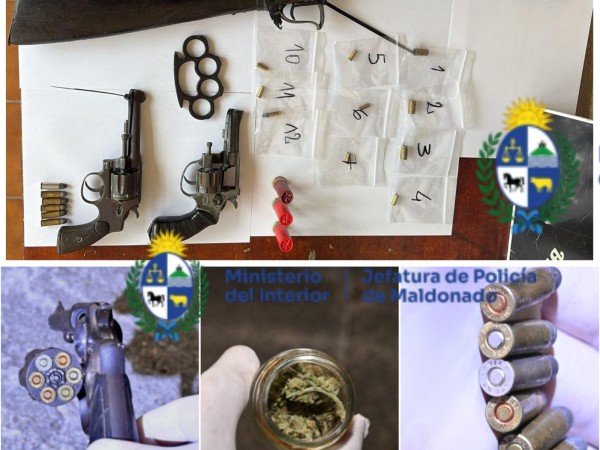 Dos jóvenes circulaban por una calle de San Carlos armados y con marihuana: fueron condenados, pero no irán a prisión