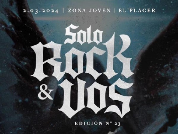 Festival “Sólo Rock y Vos” fue reprogramado para este domingo