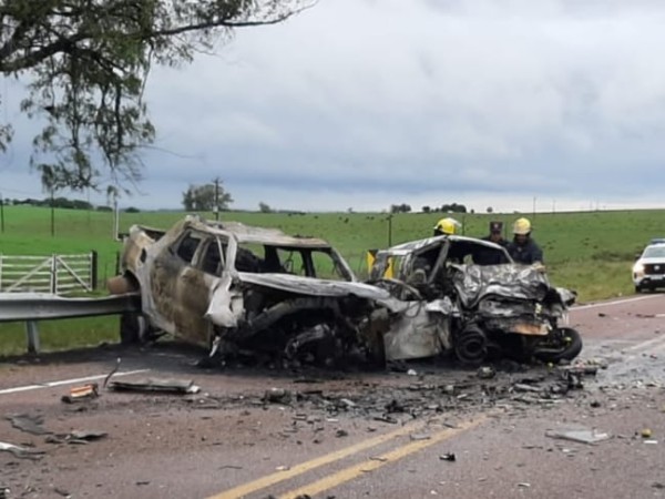 accidente, tres muertos, cerro largo, choque, frontal