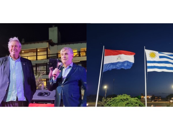 Paraguayos que recolectan residuos en un basurero para realizar instrumentos actuaron en Punta del Este