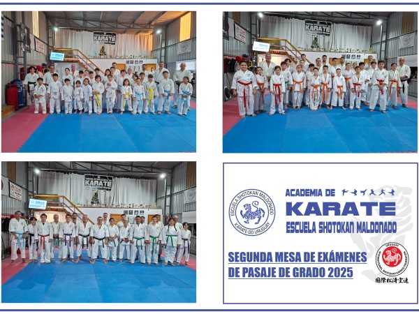 Academia de Karate Escuela Shotokan cerró la actividad 2025 con 47 alumnos que lograron su ascenso